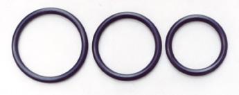 Rubber cock rings