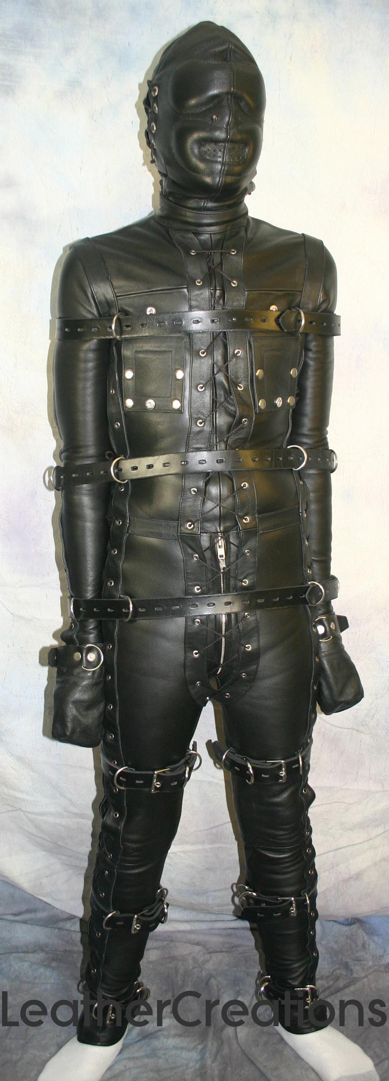 Leather suit bdsm