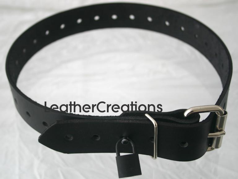 Custom locking bondage strap