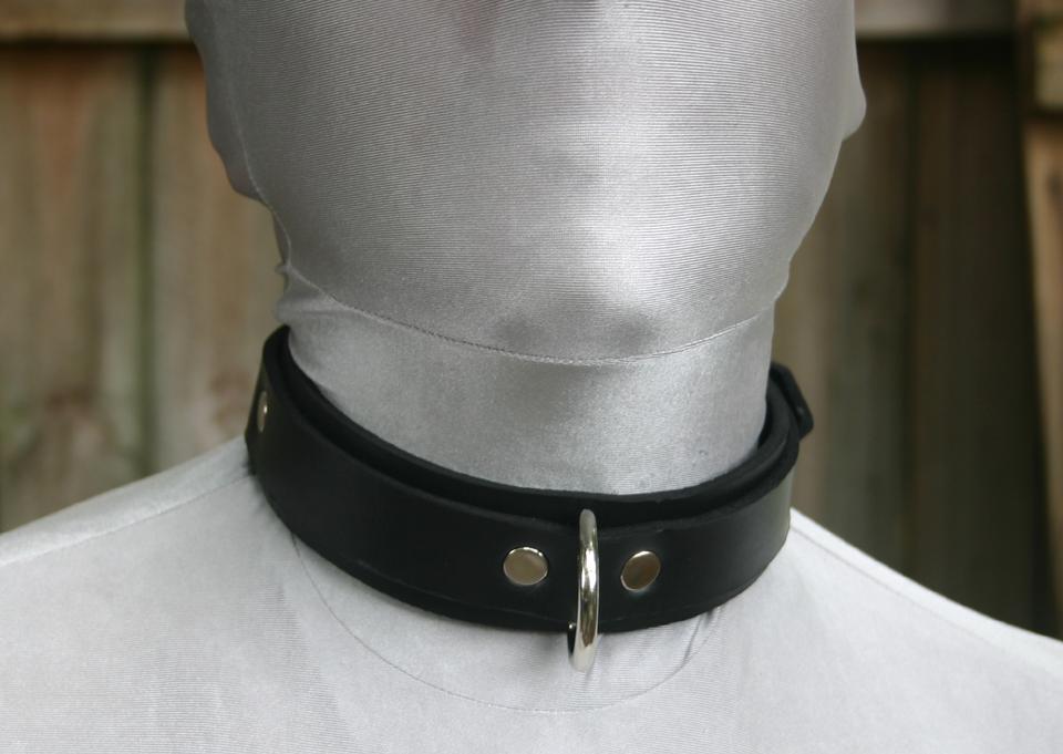 Leather lead collar
