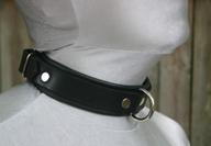 Garment leather lead collar