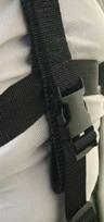 Full Body Webbing Harness Restraint construction detail